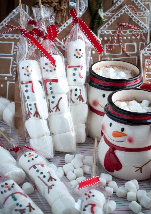 marshmallow snowman sticks