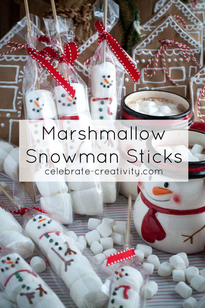 Williams-Sonoma MARSHMALLOW SNOWMAN treats for hot cocoa.