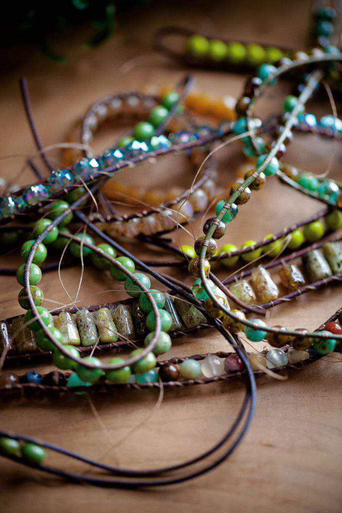 Make Your Own Beaded and Leather Bracelets - Celebrate Creativity