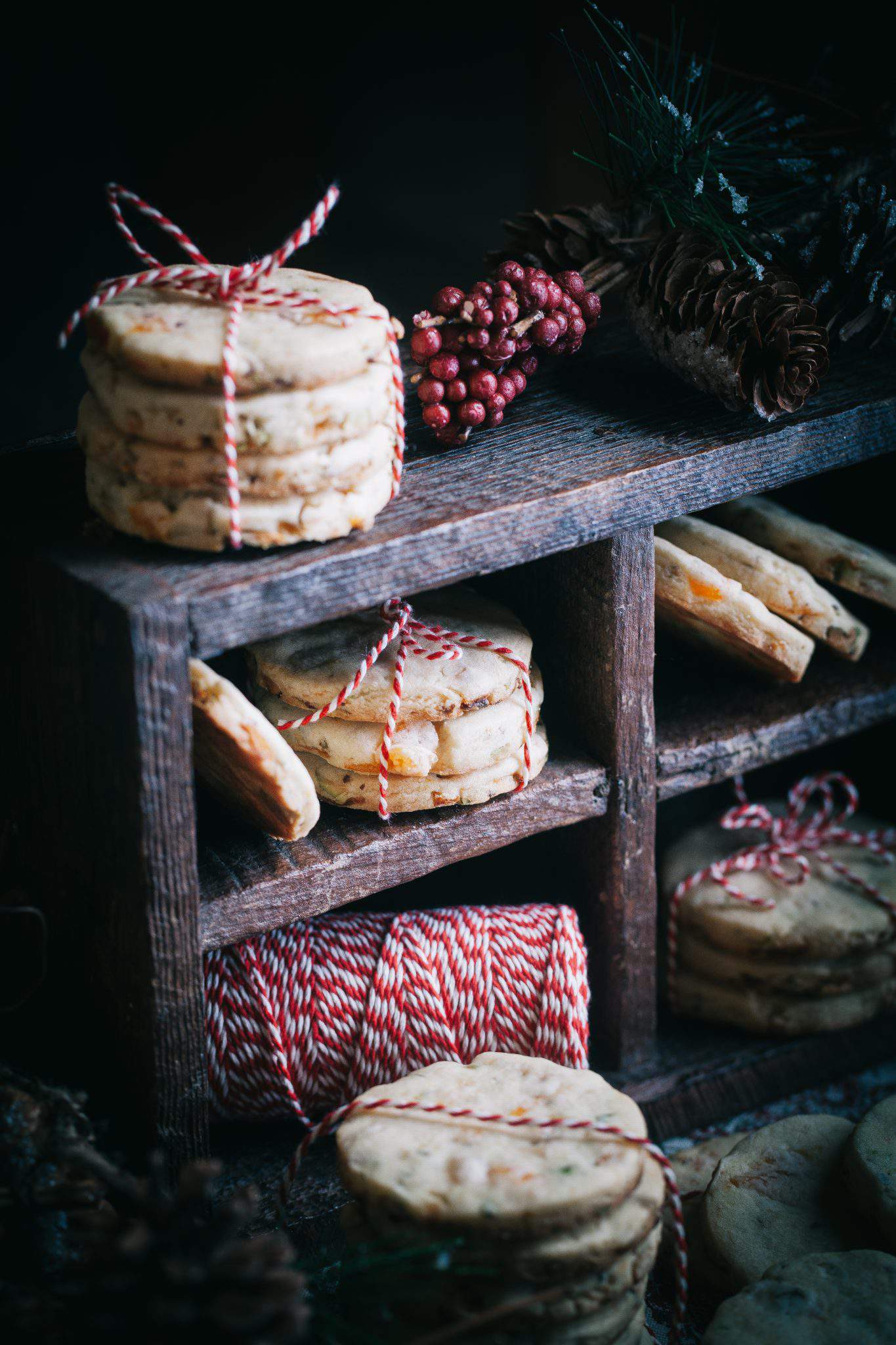 holiday cookie display