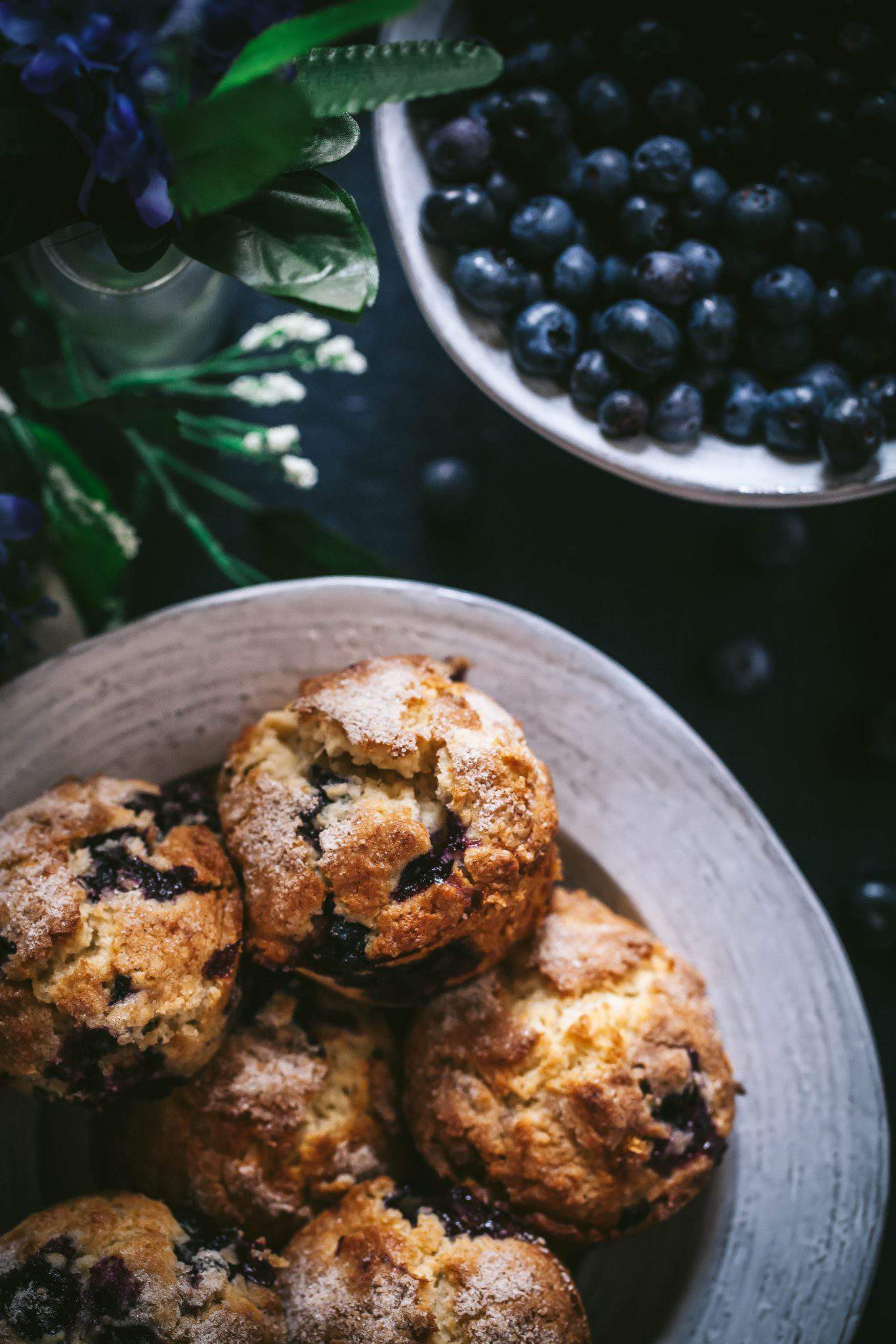 muffins blueberries