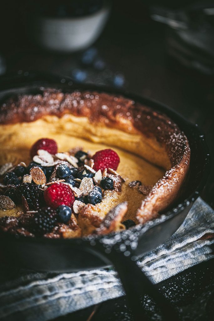 Cast Iron Skillet Dutch Baby Pancakes Recipe - Hello Creative Family