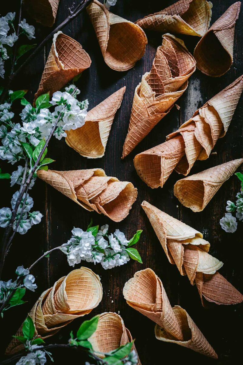 Homemade Waffle Cones +Cone Holder Template - Celebrate Creativity