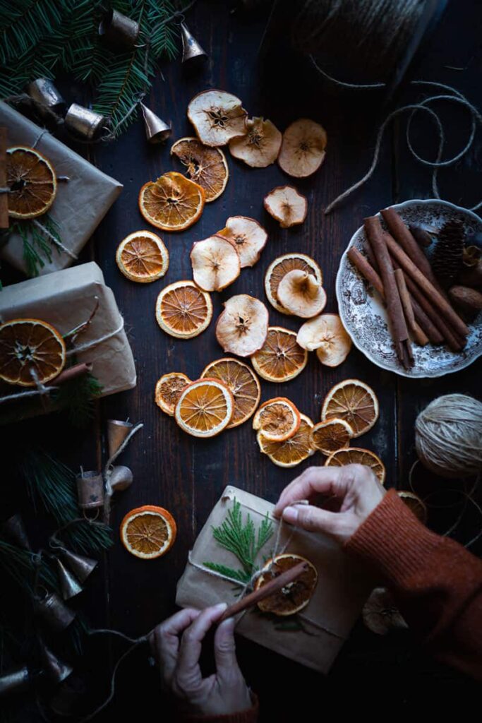 Orange Slices as Gift Decor - Celebrate Creativity