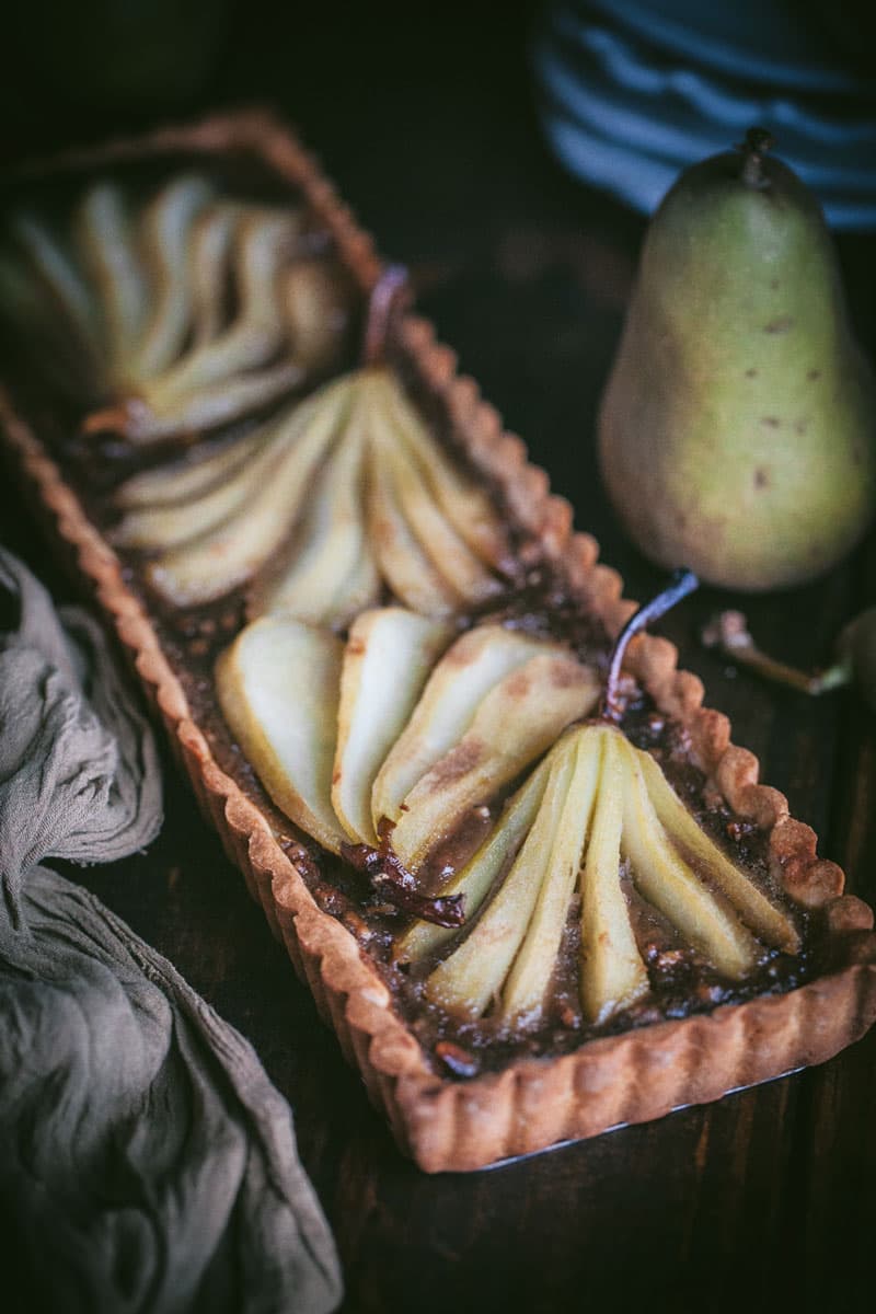 Ginger Pear & Walnut Tart Celebrate Creativity