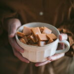 cup of salted caramel candy