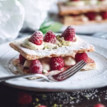 raspberry topped puff pastry