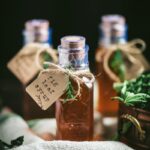 jars of fig leaf syrup